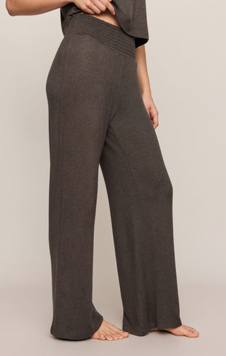 Z Supply Loungewear- Sleepwear - Bottoms Dawn Smocked Pant Cocoa Bean