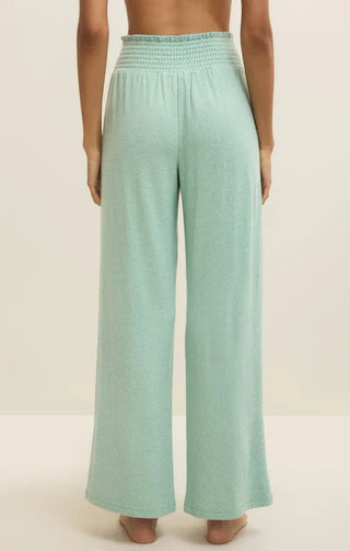 Z Supply Loungewear- Sleepwear - Bottoms Dawn Smocked Pant Crystal Green