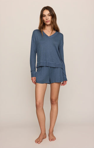 Z Supply Loungewear- Sleepwear - Bottoms Dawn Smocked Pant True Navy