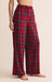 Z Supply Loungewear- Sleepwear - Bottoms Sale Hangout Plaid Pant  Red