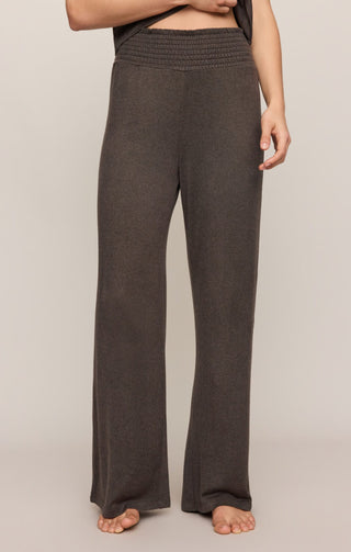 Z Supply Loungewear- Sleepwear - Bottoms Xsm Dawn Smocked Pant Cocoa Bean