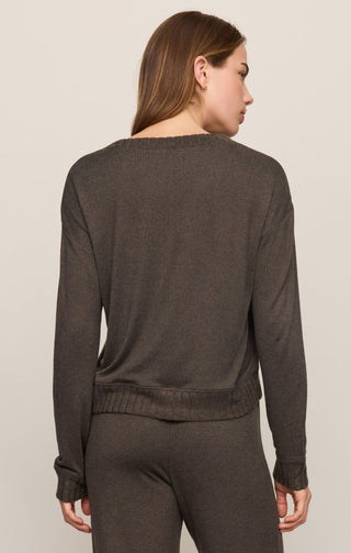 Z Supply Loungewear- Sleepwear - Tops Courtney Long Sleeve Top Cocoa Bean