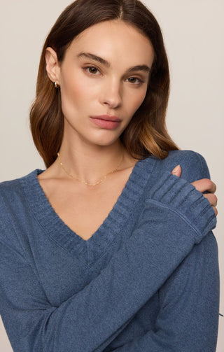 Z Supply Loungewear- Sleepwear - Tops Courtney Long Sleeve Top True Navy