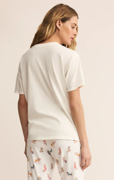 Z Supply Loungewear- Sleepwear - Tops Final Sale Bestie Boyfriend Tee Sea Salt