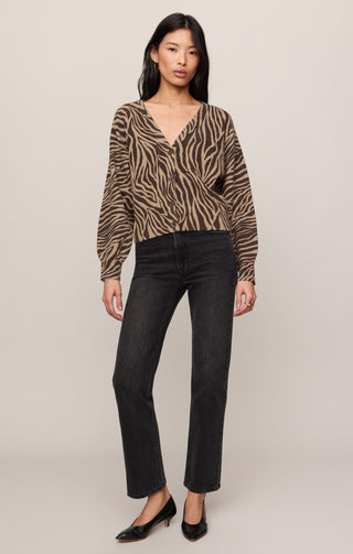Z Supply Tops - Outerwear - Cardigans All The Wild Cardigan Dark Chocolate