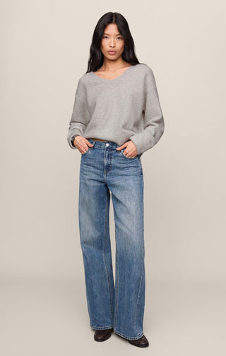 Z Supply Tops - Sweaters Cerro Sweater Feather Grey