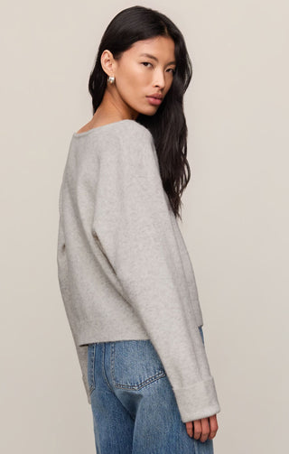 Z Supply Tops - Sweaters Cerro Sweater Feather Grey
