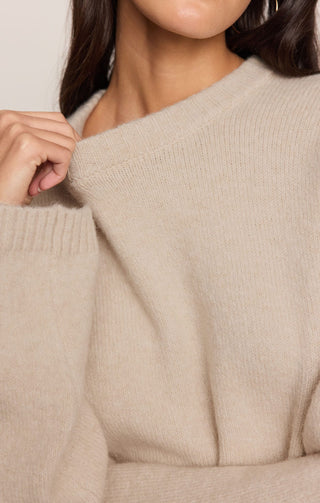 Z Supply Tops - Sweaters Chill Mode Sweater Frosted Pearl