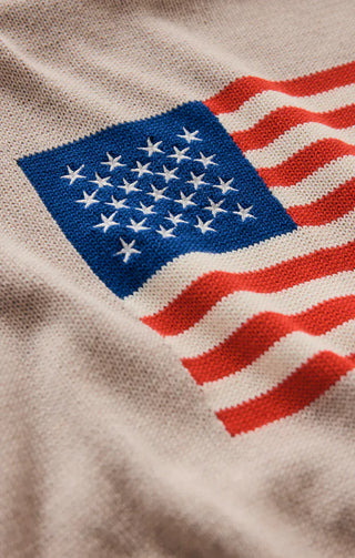 Z Supply Tops - Sweaters Sienna Patriot Sweater Natural Heather