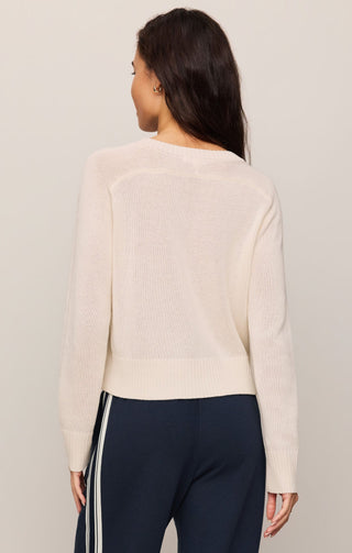 Z Supply Tops - Sweaters Varsity Stand In Sweater Sandstone