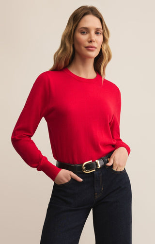Z Supply Tops - Sweaters Xsm Sale The Perfect Layer Sweater Festive Red