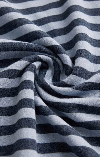 Z Supply Tops - Sweatshirt The Everyday Striped Crew Long Sleeve Top  Eclipse