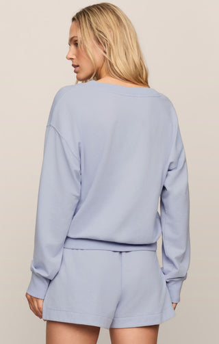 Z Supply Tops - Sweatshirt The Everyday V-Neck Long Sleeve Top Skyline