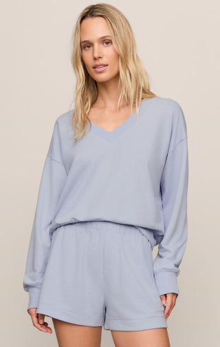 Z Supply Tops - Sweatshirt Xsm The Everyday V-Neck Long Sleeve Top Skyline