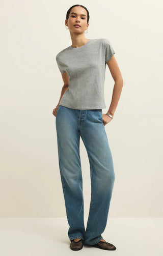 Z Supply Tops - T-Shirts Modern Slub Tee Classic Heather Grey