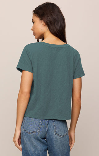 Z Supply Tops - T-Shirts Nomad V-Neck Tee Emerald Cove