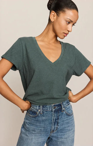 Z Supply Tops - T-Shirts Nomad V-Neck Tee Emerald Cove