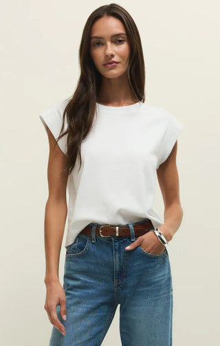 Z Supply Tops - T-Shirts Xsm Camino Jersey Top White