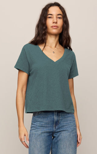 Z Supply Tops - T-Shirts Xsm Nomad V-Neck Tee Emerald Cove
