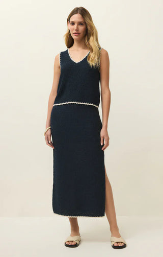 Z Supply Tops - Tank Top Yessenia Whipstitch Tank Eclipse