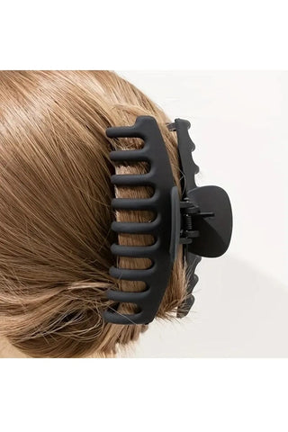 Zenana Accessories - Hair Accessories Large Matte Finish Hair Clip Brown