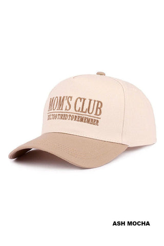 Zenana Accessories - Hats MOM'S CLUB Baseball Hat