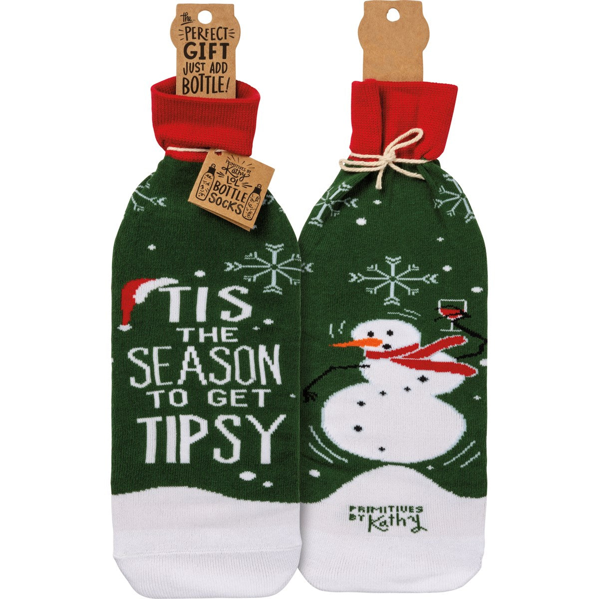 Bottle Cover Tis the Season To Get Tipsy