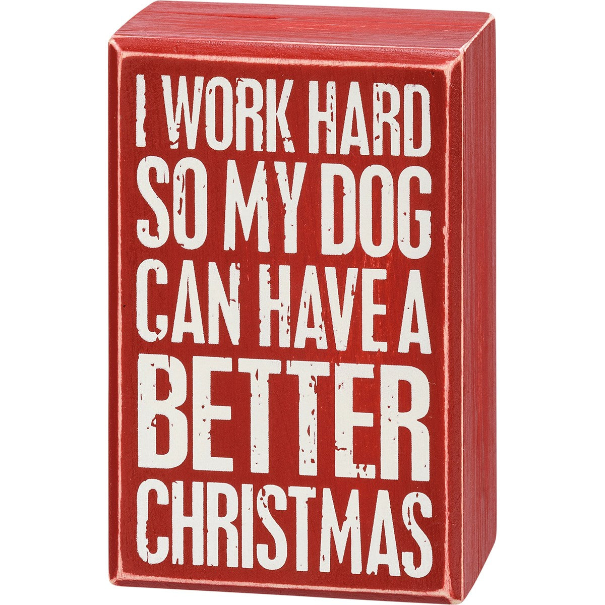 Sale Box Sign & Sock Set I work Hard so My Dog