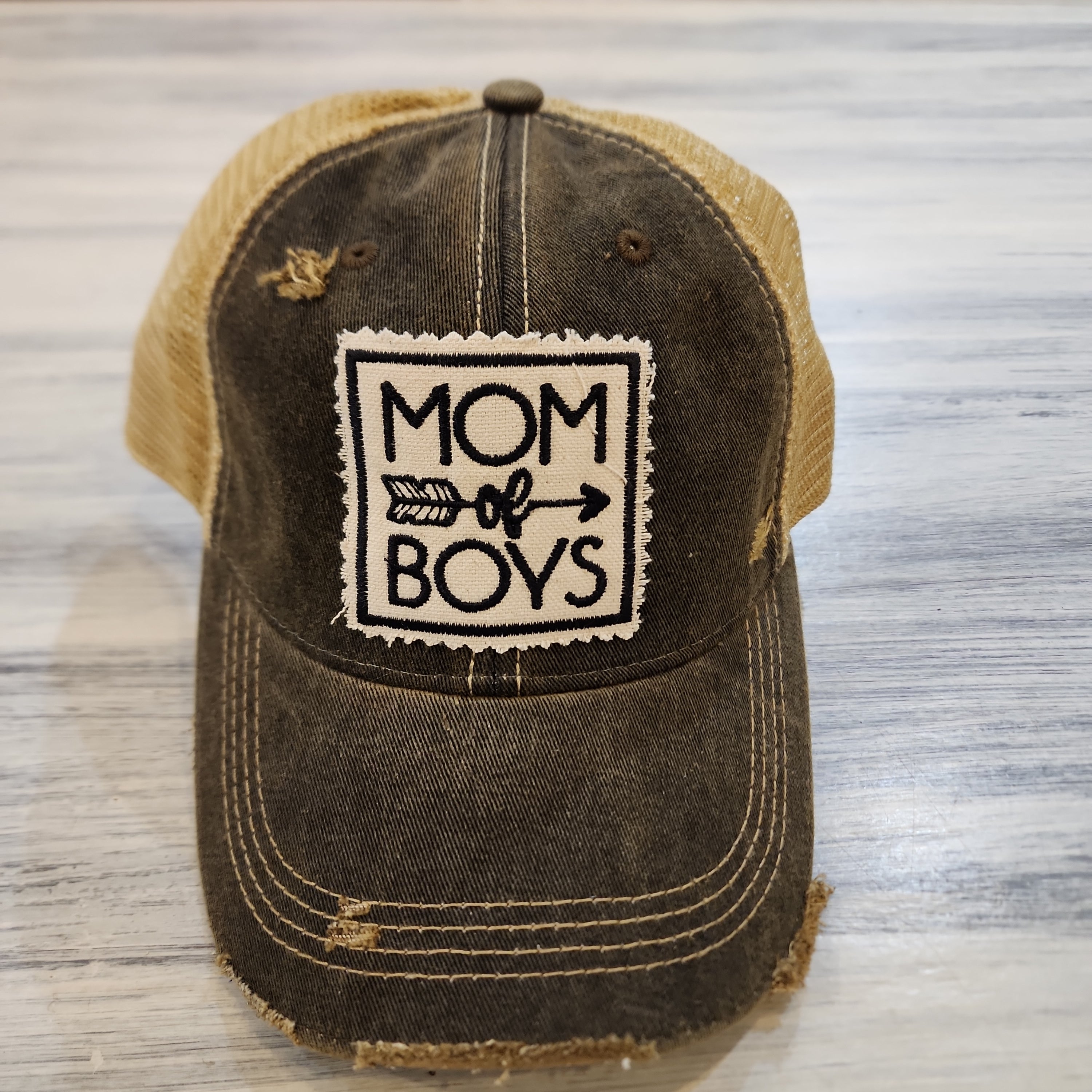 Mom of Boys Baseball Hat