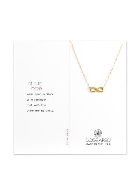 Final Sale Infinite Love Necklace - Gold