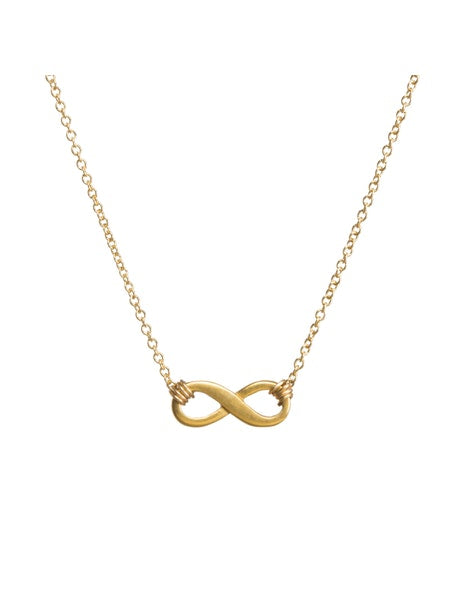 Final Sale Infinite Love Necklace - Gold