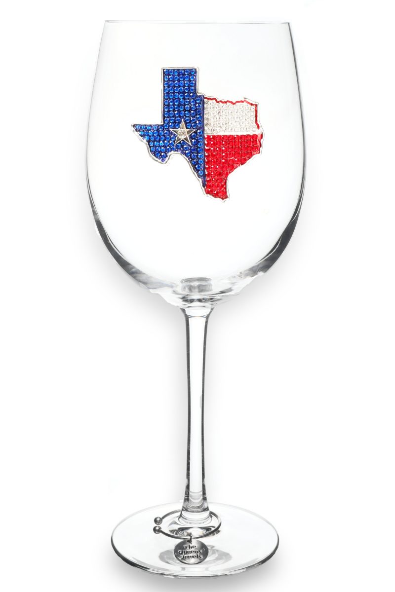 The Queen's Jewels Wine Glasses Texas