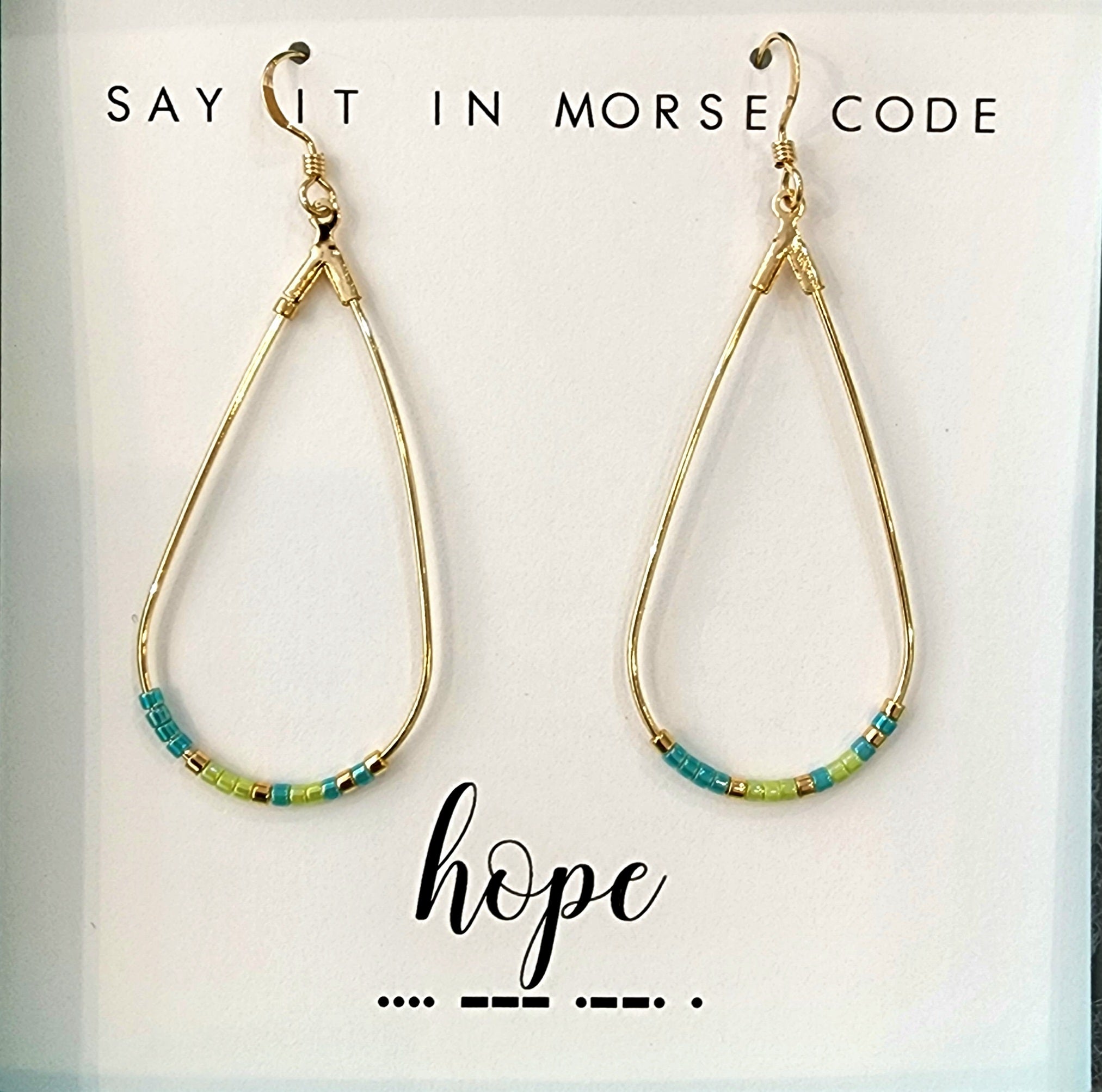Hope Dot & Dash Earrings