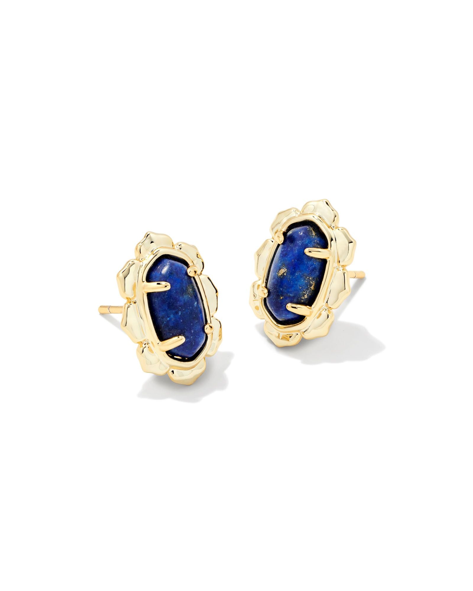 Sale Piper Stud Earrings Blue Lapis