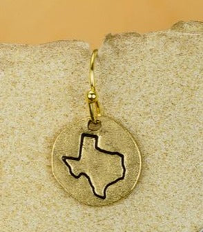 Sale Texas Earrings Gold