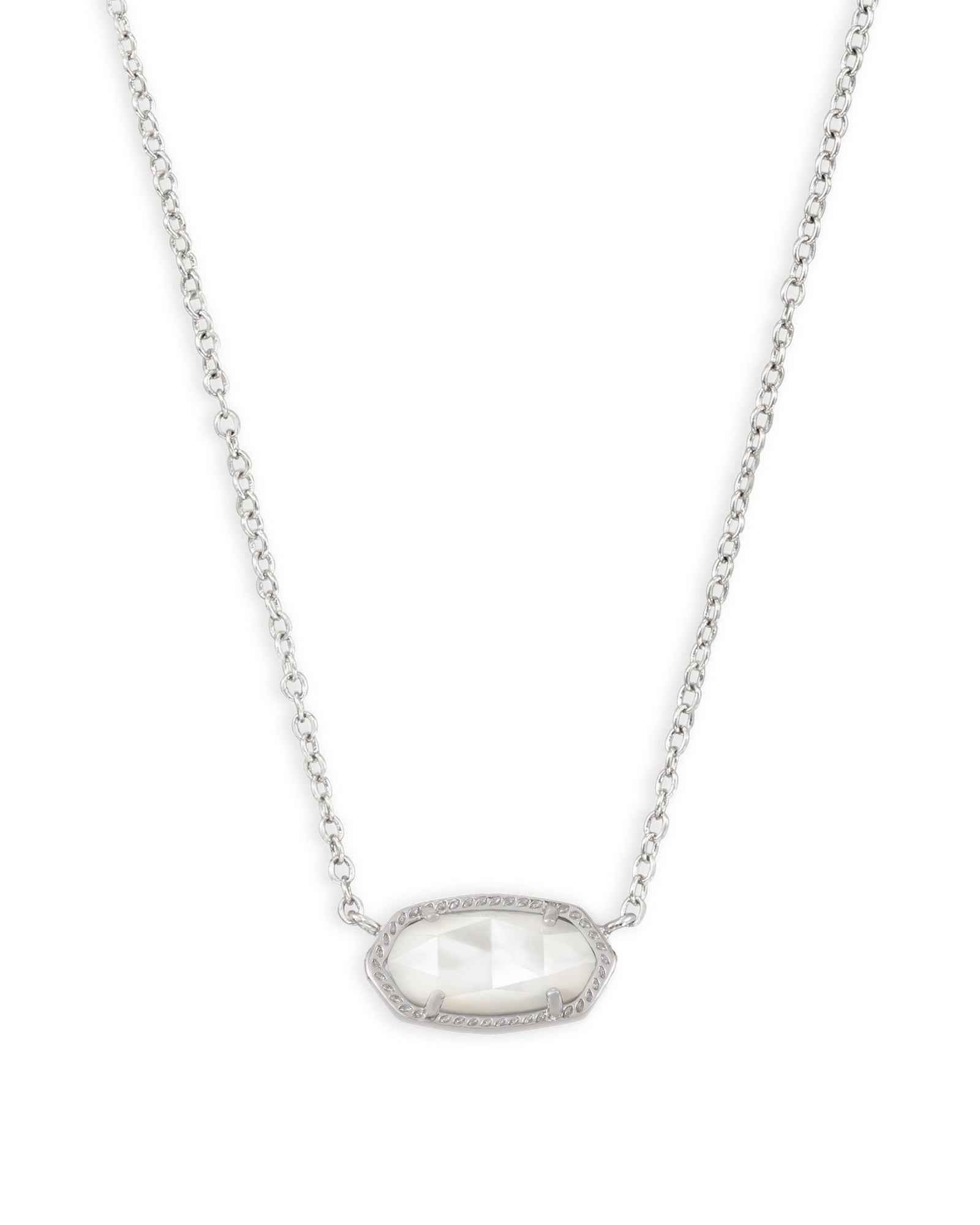 Elisa Necklace Ivory MOP Gold or Silver