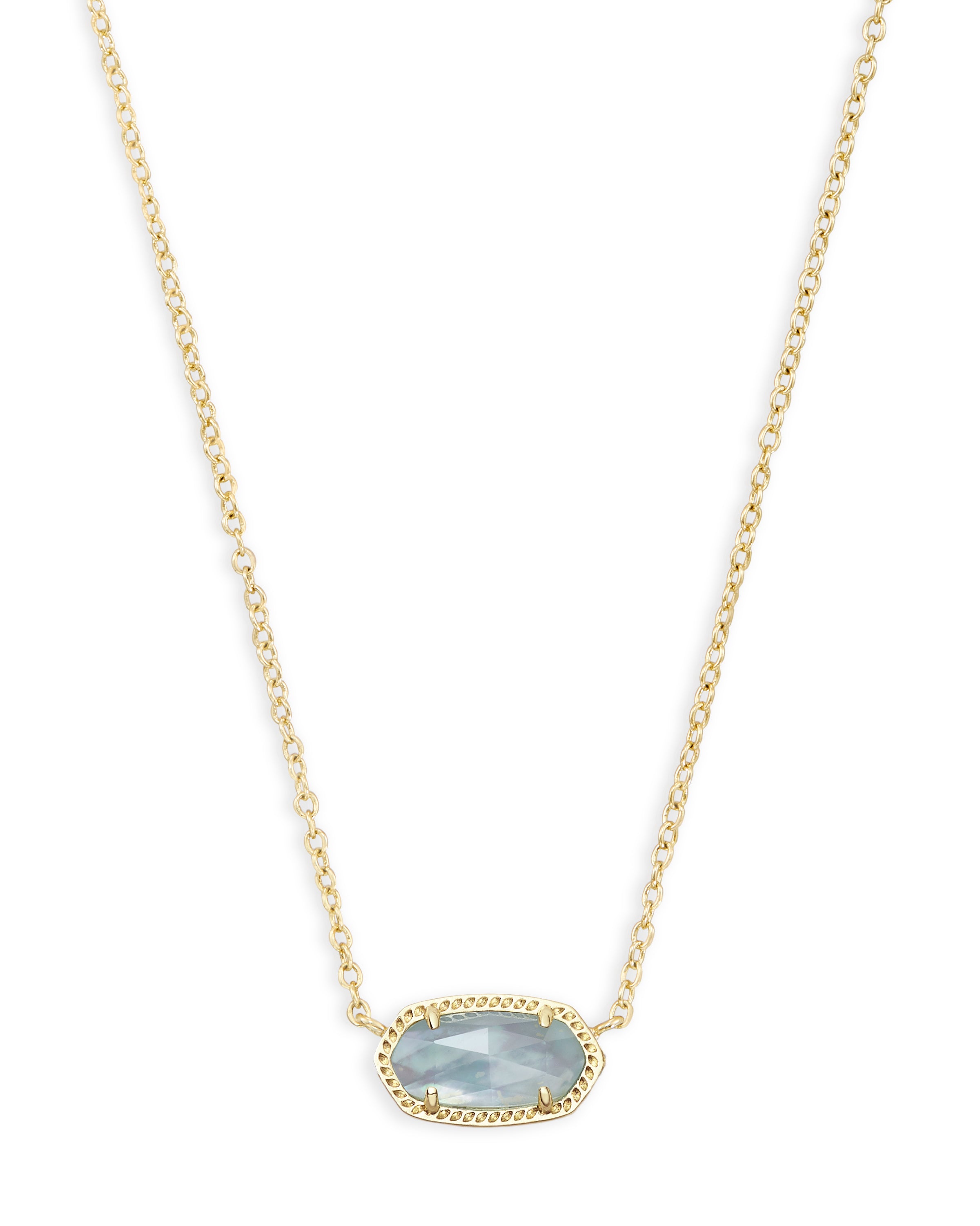 Elisa Necklace Light Blue Illusion Gold or Silver