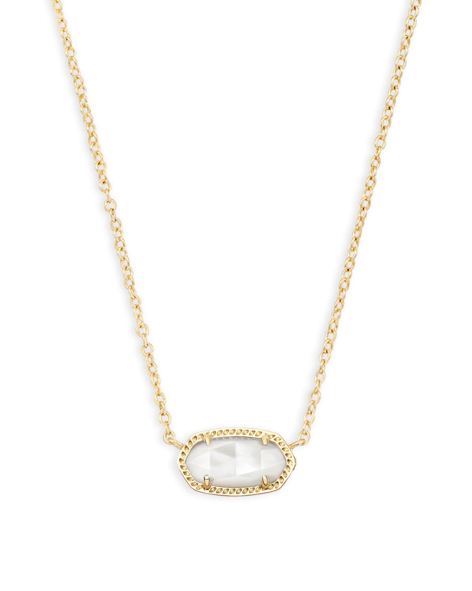 Elisa Necklace Ivory MOP Gold or Silver