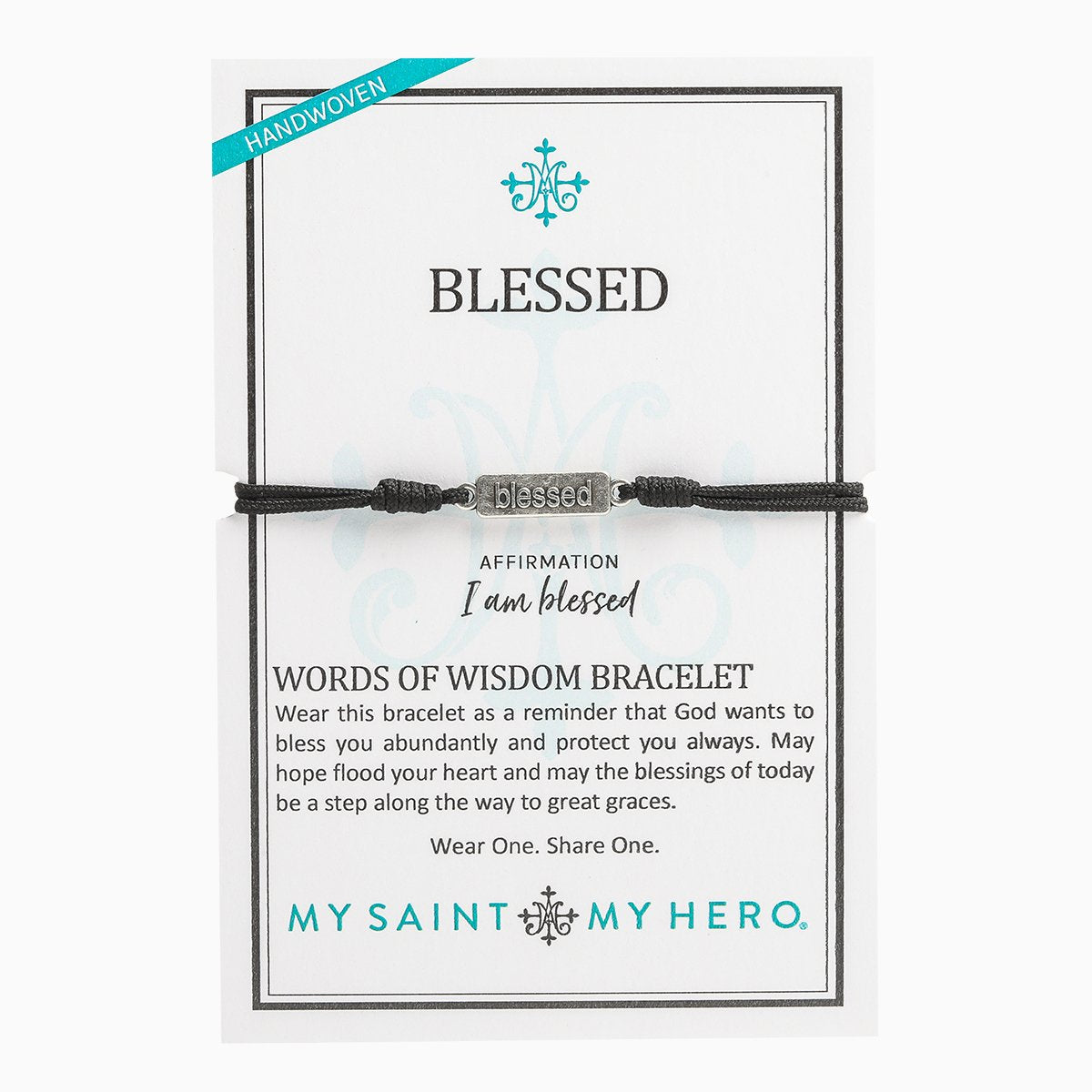 Final Sale Words of Wisdom Blessed Bracelet - Gold or Silver