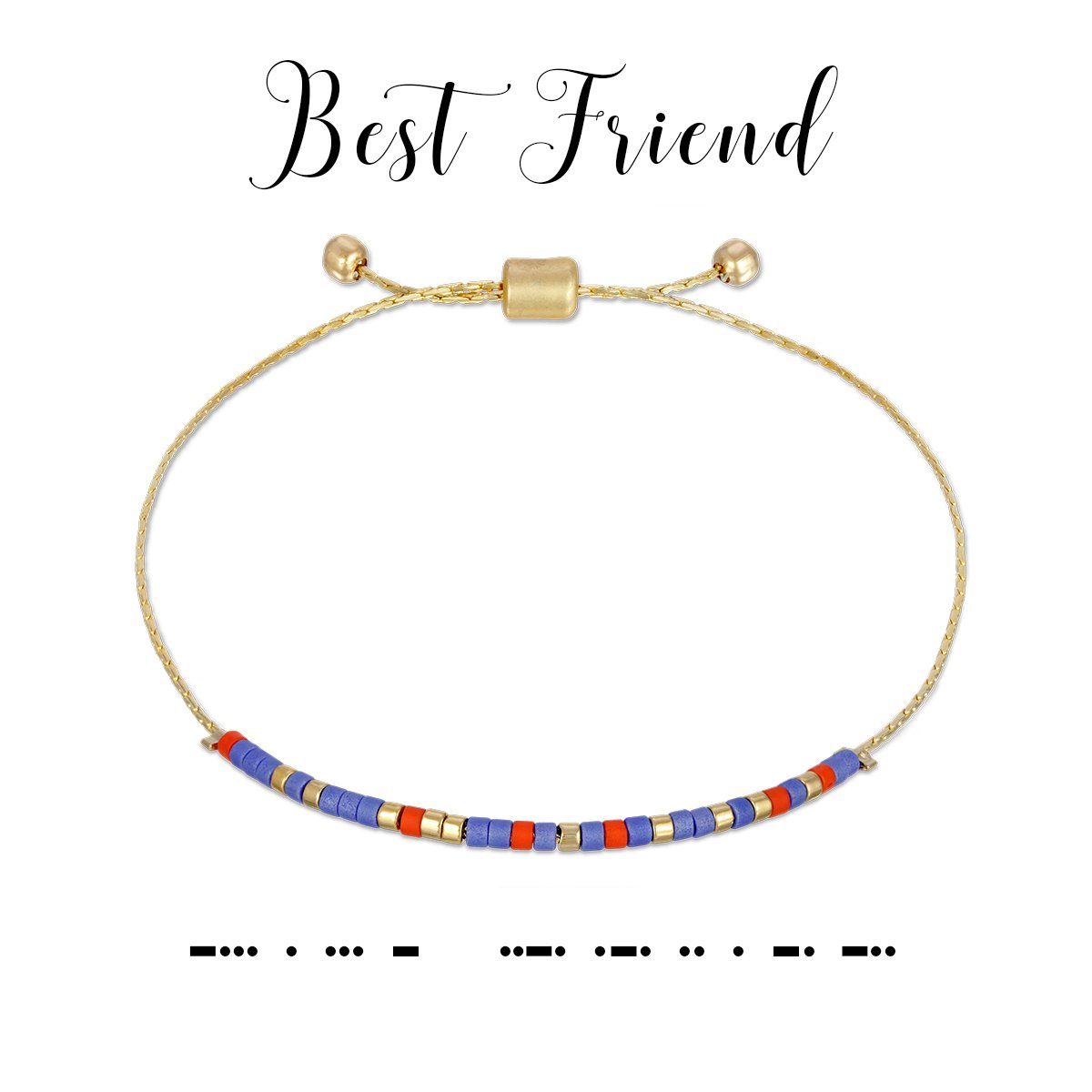 Best Friend Dot & Dash Bracelet
