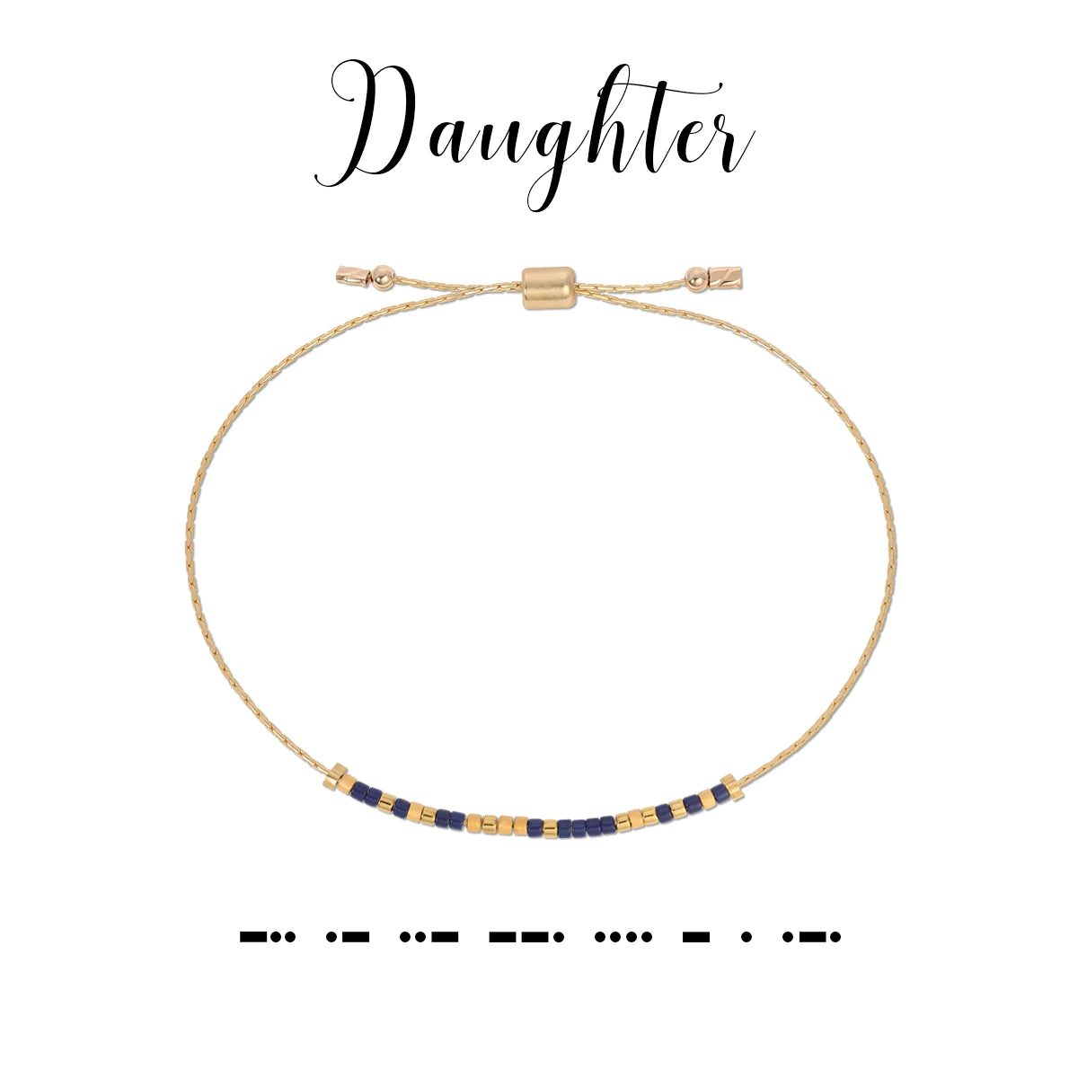 Daughter Dot & Dash Bracelet