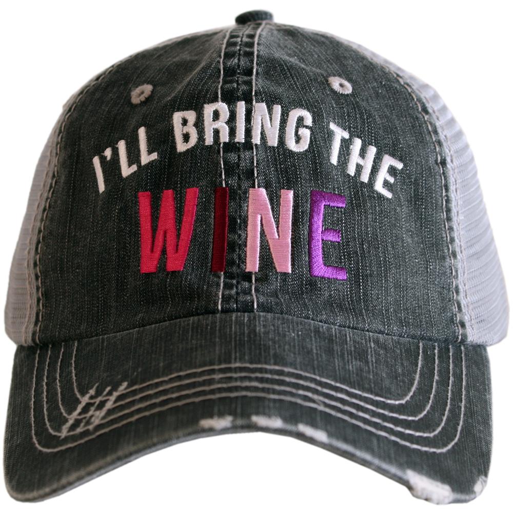 Embroidered Trucker Hats - I'll Bring the Wine More Colors