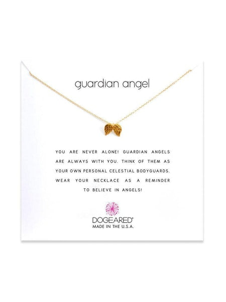 Final Sale Guardian Angel Necklace - Silver or Gold