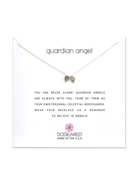 Final Sale Guardian Angel Necklace - Silver or Gold