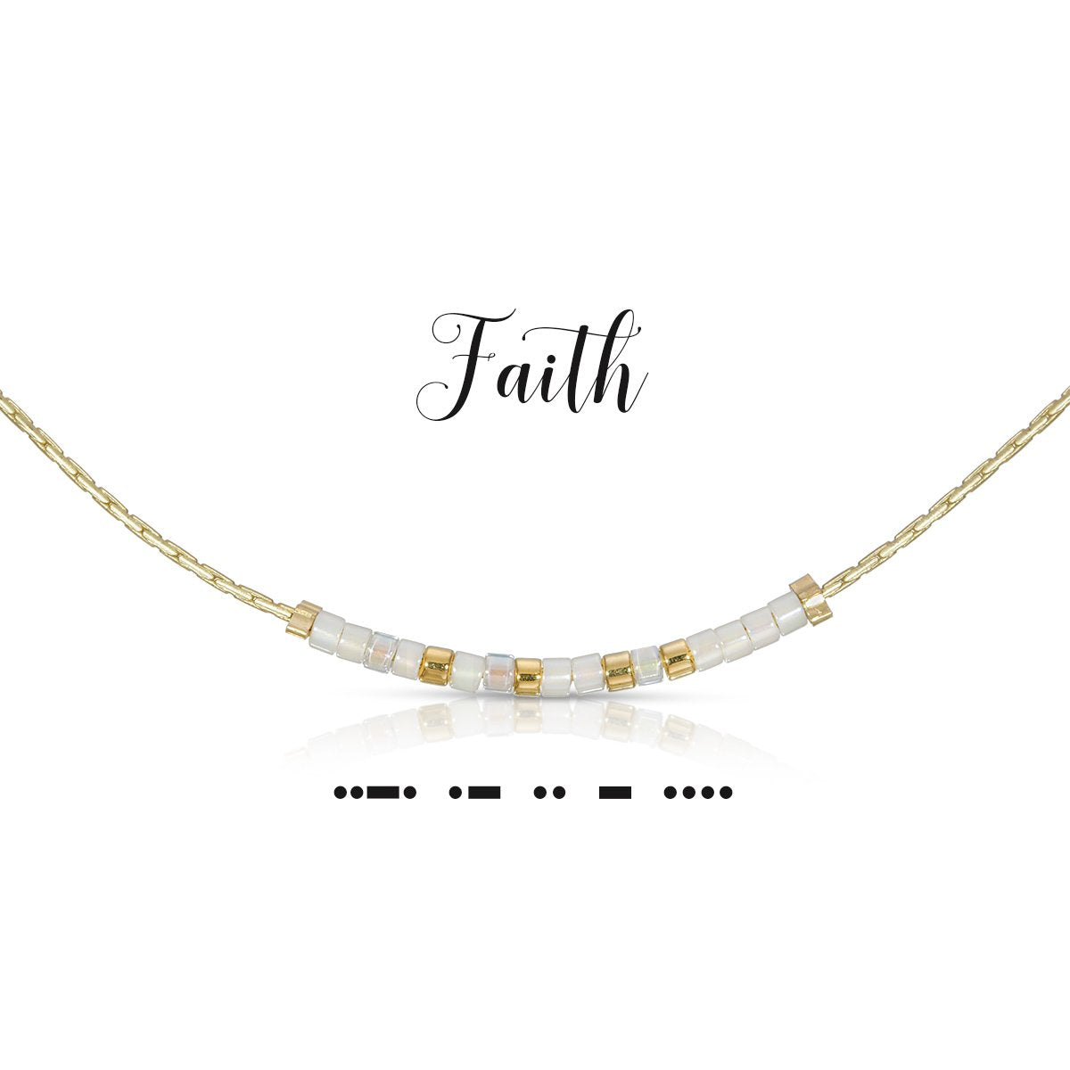 Faith Dot & Dash Necklace