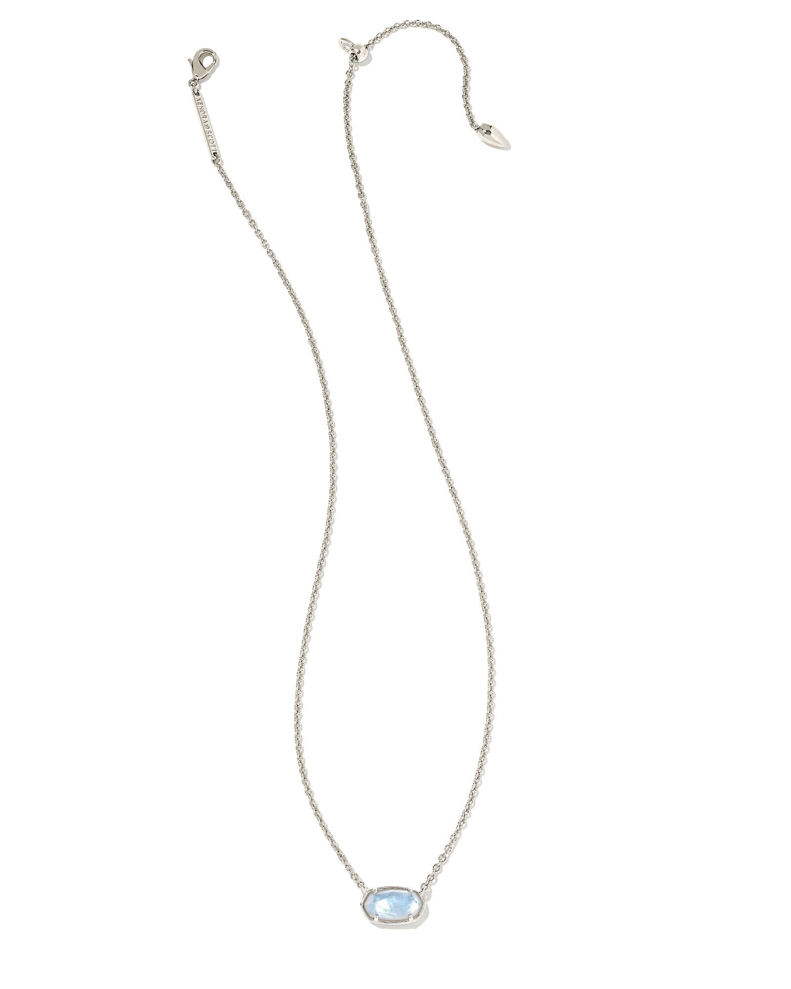 Grayson Short Pendant Necklace Perwinkle Illusion