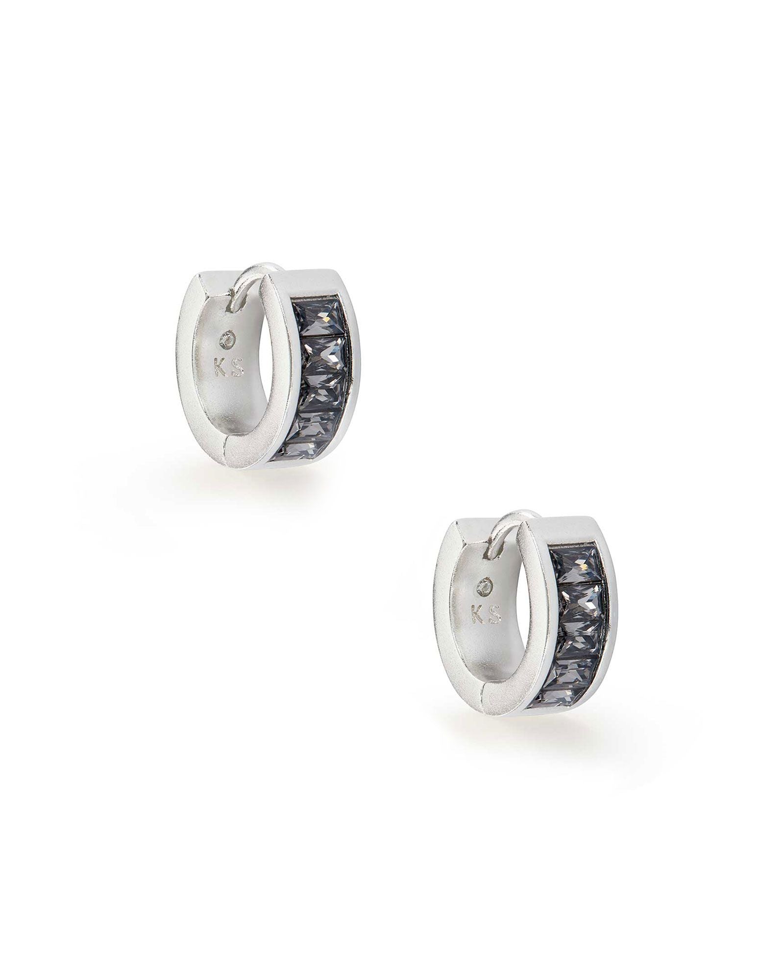 Sale Jack Huggie Earrings - Gray Crystal