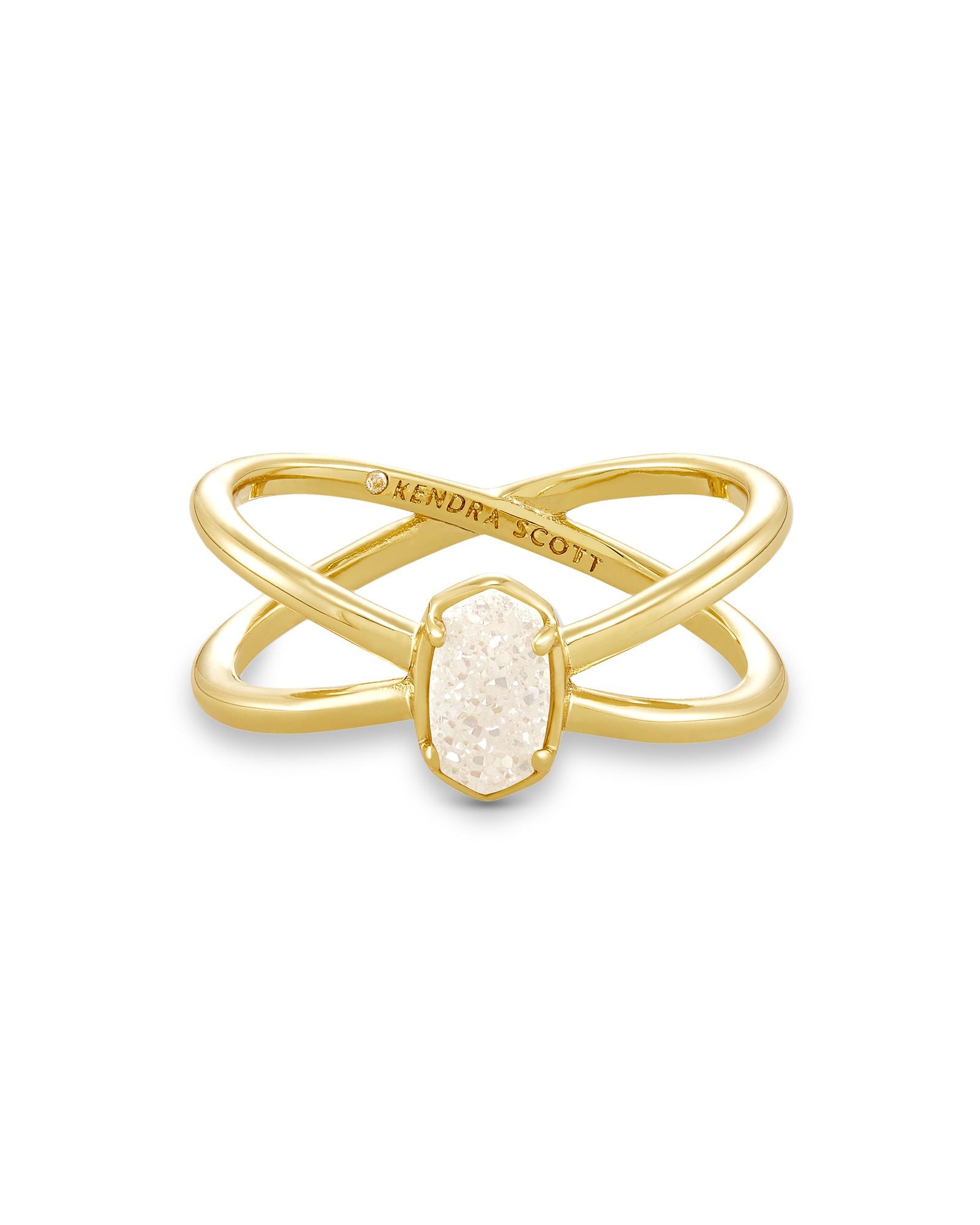 Emilie Double Band Drusy Ring - More Colors