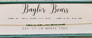 Dot & Dash Jewelry - Necklaces Baylor Bears Dot & Dash Necklace