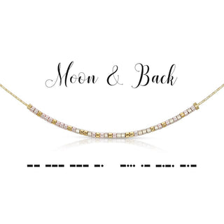Dot & Dash Jewelry - Necklaces Moon & Back Dot & Dash Necklace